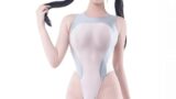コスプレ – [LOST-G] レオタード 水着 セクシー ハイレグ シースルー 透け透け 袖なし 光沢 シンプル RQ レース…