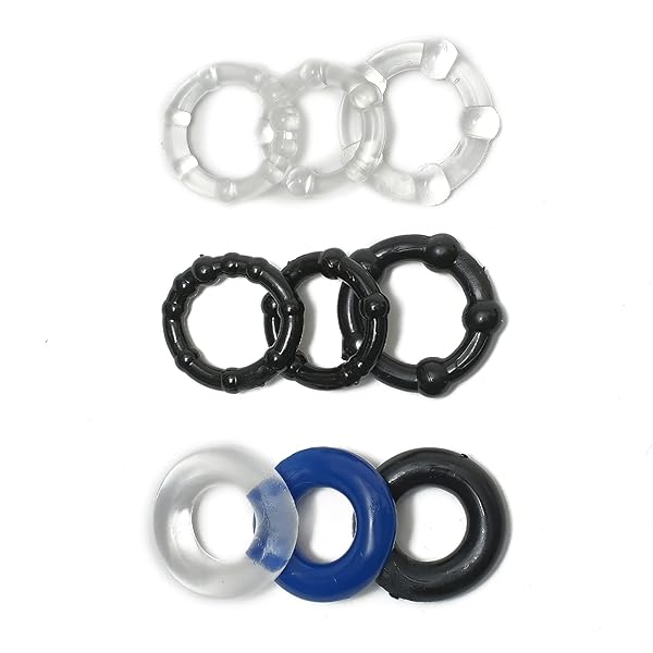 [Lbalance] ペニスリング 男性用 コックリング シリコン リング [ 高弾力 巻き込み防止 ] (ブルー…