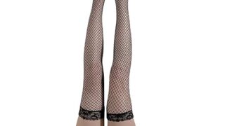 [LeTradeJP] セクシー 網タイツ ガーター ストッキング ニーハイ/ランジェリー コスチューム ハロウィ…