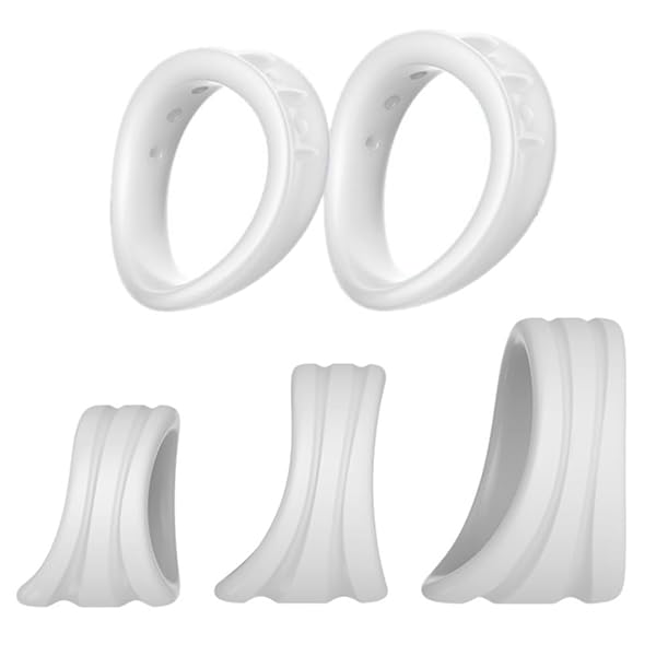 [MADDEY] コックリング 包茎リング ペニスリング 6つの通気孔 5点セット 通気性100% 快適 昼间用＆…