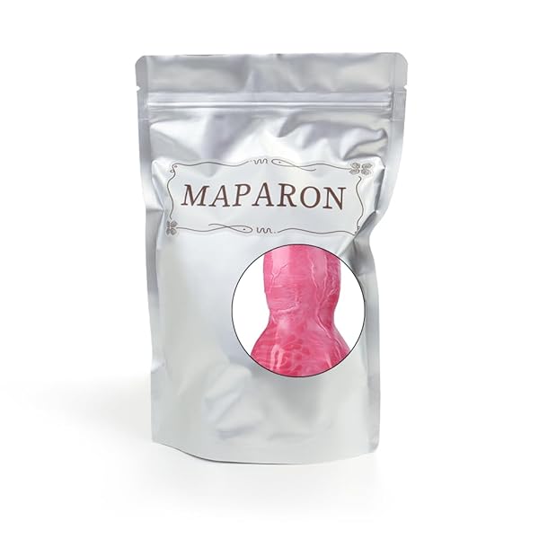 ディルド – MAPARON アナルプラグ 凹凸あり 吸盤付き 液体シリコン ピンク色 三つのサイズ M:5.6×18.3cm