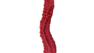 ディルド – MAPARON アナルプラグ 凹凸あり 吸盤付き 液体シリコン レッド 全四サイズ XL:6cmX42cm