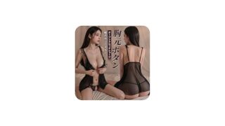 [MeatRoot] セクシーなランジェリー、セクシーなナイトウェア、女性用、フロントタイのナイトガウン、制服風の…