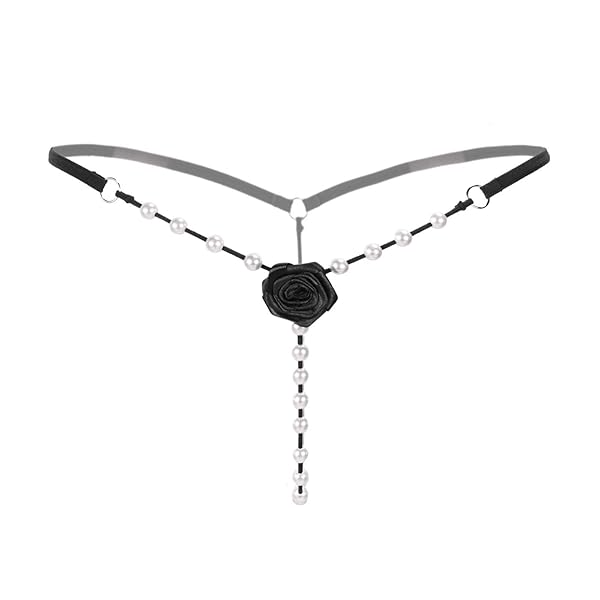 [N / A] パール Tバック 真珠 玉パン Gストリング 股割れ ショーツ セクシー ランジェリー パンツ パ…