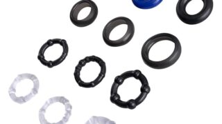 Ninonly ペニスリング コックリング リング シリコン製 3種類の仕様と内径 高弾力 脱落防止 男性用 12…