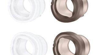 Ninonly ペニスリング コックリング 日用版&夜用版 シリコン製 滑り止め 男性用 4点セット（灰&白）