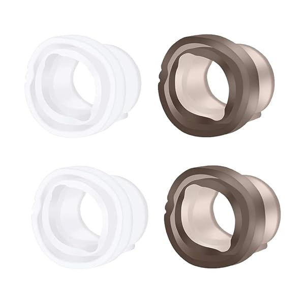 Ninonly ペニスリング コックリング 日用版&夜用版 シリコン製 滑り止め 男性用 4点セット（灰&白）