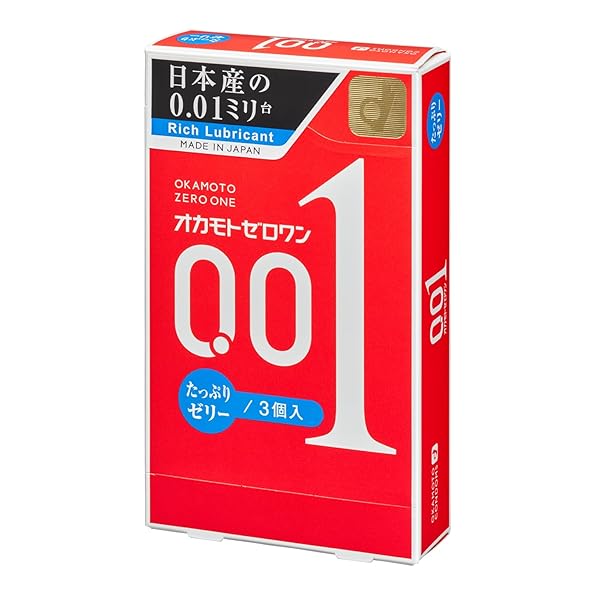 オカモトコンドームズ OKAMOTO オカモトゼロワン たっぷりゼリー ポリウレタン (PU) 3コ入