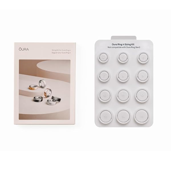 リング – Oura Ring 4サイズキット – Oura Ring 4を購入する前のサイズ-ユニークなサイズ、標準のUSリ…