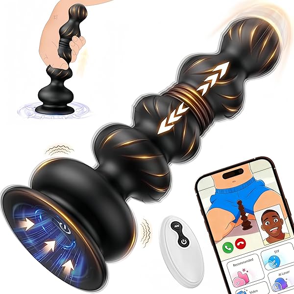 【伸縮誘う、段階ビーズがP点貫く！】 アナルバイブ ピストン あなるバイブ 前立腺 男性用 ディルド あだるとグッ…