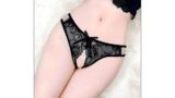[QINGCHENGNIΛO] 股開きTパンツ パンティー 穴開き式 エロ下着 セクシーランジェリー 過激 変態 …