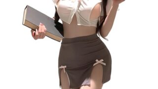 QNCLO レディース セクシー ヒップハグ スカート コスプレ 女性 秘書 制服 OL ユニフォーム 誘惑 ナイ…