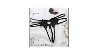 ランジェリー – [REPROMGO] 女性 ショーツ エロ下着 パンティー ショーツ 花柄 黒真珠のパンティー セクシーなランジェ…