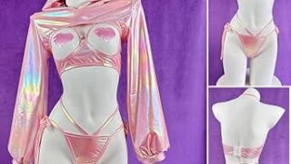 [SENMHS] サイバーパンク バニーガール コスプレ セクシー 逆バニー 衣装 過激 エロ 可愛い 誘惑 ハイ…