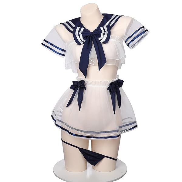 ランジェリー – [SENMHS] コスプレ セクシー セーラー服 シースルー ベビードール 過激 ミニ 可愛い 萌え 下着 エロ …