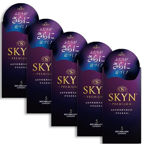 コンドーム – 不二ラテックス スキン SKYNプレミアムプラス Premium ＋（プラス）ポリイソプレン 5個入 柔らか素材で…