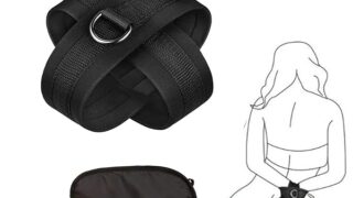 SMグッズ 拘束具 大人の玩具 クロス手錠 男女兼用 目隠し sm 手錠 Dリング付き 手に優しい