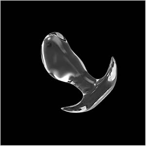 Semaxy アナルプラグ 透明あなるプラグ シリコン まめの形 アナル ディルド 初心者 アナル責めグッズ アン…