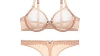 [Sexy code 1701] ブラジャー Tバック 2点セット シースルー 透け ランジェリー セクシー 下着