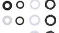Soxeeh ペニスリング コックリング 12個セット リング シリコン製 良い弾力 巻き込み防止 4種類仕様*3…