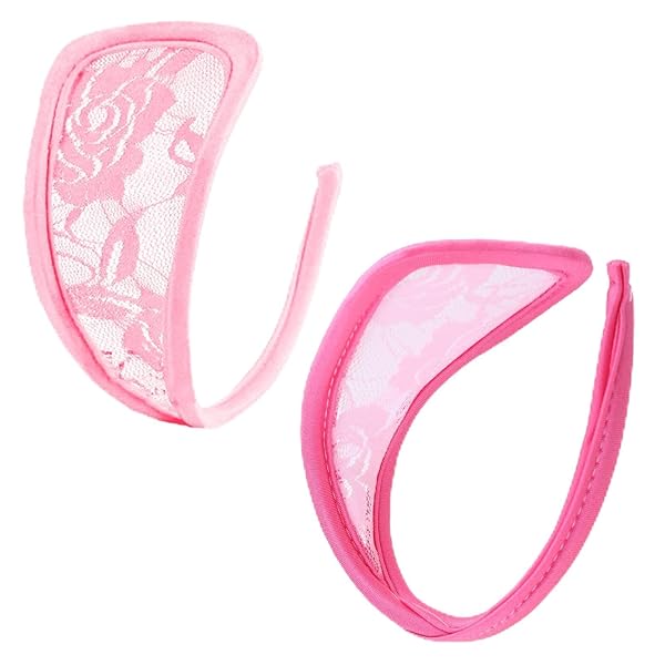 [Sxett] レディースフローラルレースCストリングアンダーウェア目に見えないランジェリーソリッドホローホロウト…