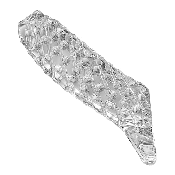 ペニスサック アダルトグッズ 男性用 柔らかい 透明 TPE製 コックリング ペニス シリコン 弾力 イボイボ 大…