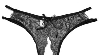 ランジェリー – 下着 セクシー 穴あきショーツ Tバック パンツ レース アンダーウェア 紐 フリーサイズ パンティー ランジェリ…