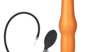 ディルド – TaRiss’s 3点セット サンラン器 インフレート式 シリコン ゴールド 5.3cmx22.5cm