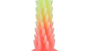 ディルド – TaRiss’s 3代目 アナルプラグ 吸盤仕様 シリコン イエロー ピンク L 6.8cmx23cm