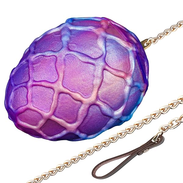 ディルド – TaRiss’s アナルビーズ アナルプラグ チェーン付き 凹凸あり 液体シリコン M 6.5cmx8.2cm