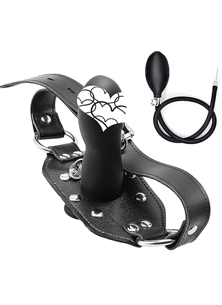 Tsukitoy 口枷 ペニス口枷ポンプ smボールギャグ 開口器具 インフレート式 バルーン口枷 空気注入式 ペ…