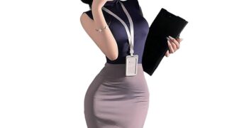 [YISMate] 女教師 秘書 OL 先生 コスプレ セクシー 超過激 誘惑 上下セット ミニスカート タイトス…