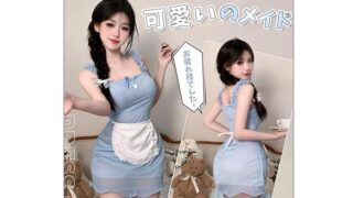 [YUEEI] メイド服 コスプレ セクシー シースルー 透け透け 過激 袖なし エッチ エロい ランジェリー ベ…