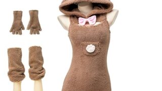 [YUEEI] 熊 コスプレ セクシー 胸空き くま 熊の爪 熊耳 萌え萌え 猫 ネコ ポケット ランジェリー 過…