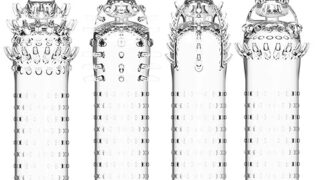 リング – Yemaxペニスサック 男性用 アダルトグッズ 4枚セット ペニスケース イボ付き TPE製ぺにすさっくsex t…