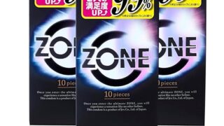 ZONE コンドーム 10個入 ゾーン 3箱 セット こんどーむ スティックローション付き