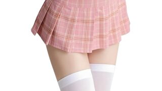 コスプレ – [アヘガオ] 超ミニ プリーツスカート チェック柄 無地 ahegao レディース ミニスカート 人気 セクシー …