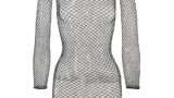コスプレ – [ブラックオーメン] ボディコン ミニ 透け セクシー タイト ワンピース 網タイツ 全身 bt004