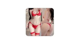 [harukita] 超 マイクロビキニ（ブラック） 極薄 水着風 極小マイクロ水着コスプレ セクシーマイクロビキ…