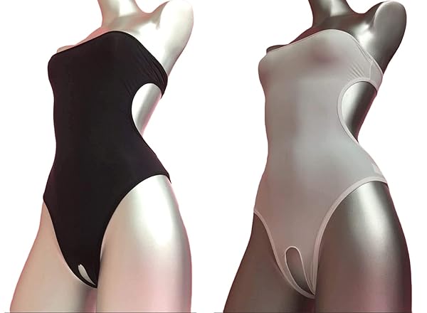 [komanakomi] 穴あき コスプレ レオタード レースクイーン 新体操 2着セット