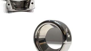 ペニスリング コックリング 内径カーブデザイン ステンレスm男向け 拘束具 ちんちん アダルトグッズ こっくんリン…