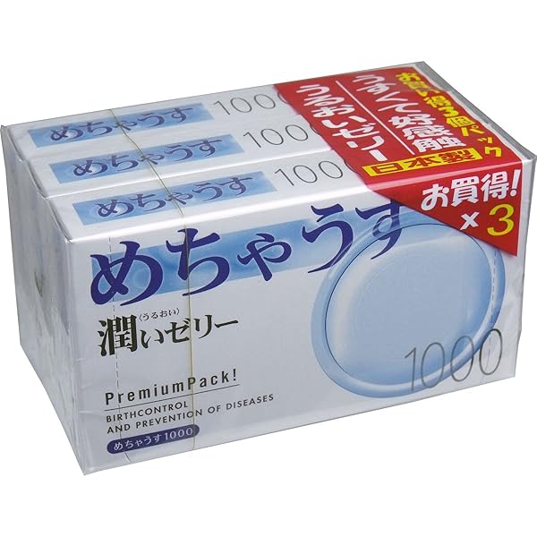 売れ筋Ｎｏ．１コンドーム！めちゃうす コンドーム １０００×３個パック