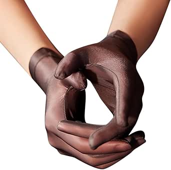 [Ahegao] ストッキング グローブ 光沢 ショート コスプレ 手袋 ツヤ 極薄 すべすべ つるつる エッチ …