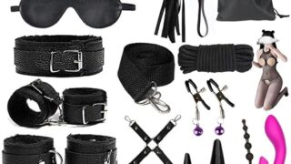 BAOQISHAN SMセット 20点 SMグッズ セット拘束具 首輪 手枷 足枷 口枷 アイマスク 束縛具大人の…