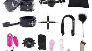 Edostree SMグッズ SMセット SM拘束 21点セット 拘束具 束縛具 SMプレイ 足枷 手枷 アイマス…