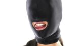 [FUMAJIS] フェイスカバー 目隠し SM グッズ コスプレ 頭 フェイスマスク 口の空いた 目隠し コスプ…
