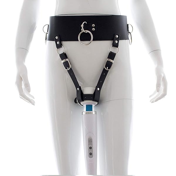 ForstST – 電マ固定ベルト 固定ホルダー バイブ ボンテージ 拘束具 束縛具 強制 刺激 プレイ用 SMグ…