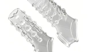 sm – GOODLAND ペニスサック ペニスリング ペニス拘束具 2点セット 陰茎袖 高弾力 シリコン製 脱落防止 SM…