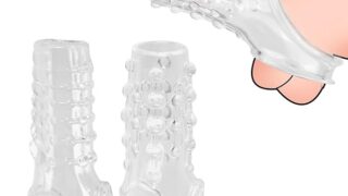 Amazon – Giftoyou ペニスサック ペニスリング リング 陰茎袖 ペニス拘束具 2点セット 突起パーティクル 二種デザ…