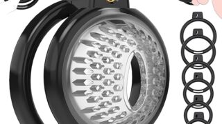 SM – Giftoyou 貞操具 貞操ロック ペニスケージ 拘束具 ペニス拘束 鍵付き 寸法調節可能 ソフト前部 6種類リ…